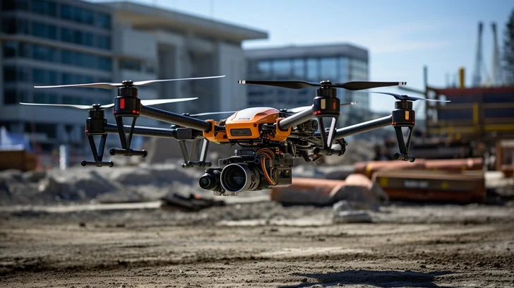 Construction Site Aerial View